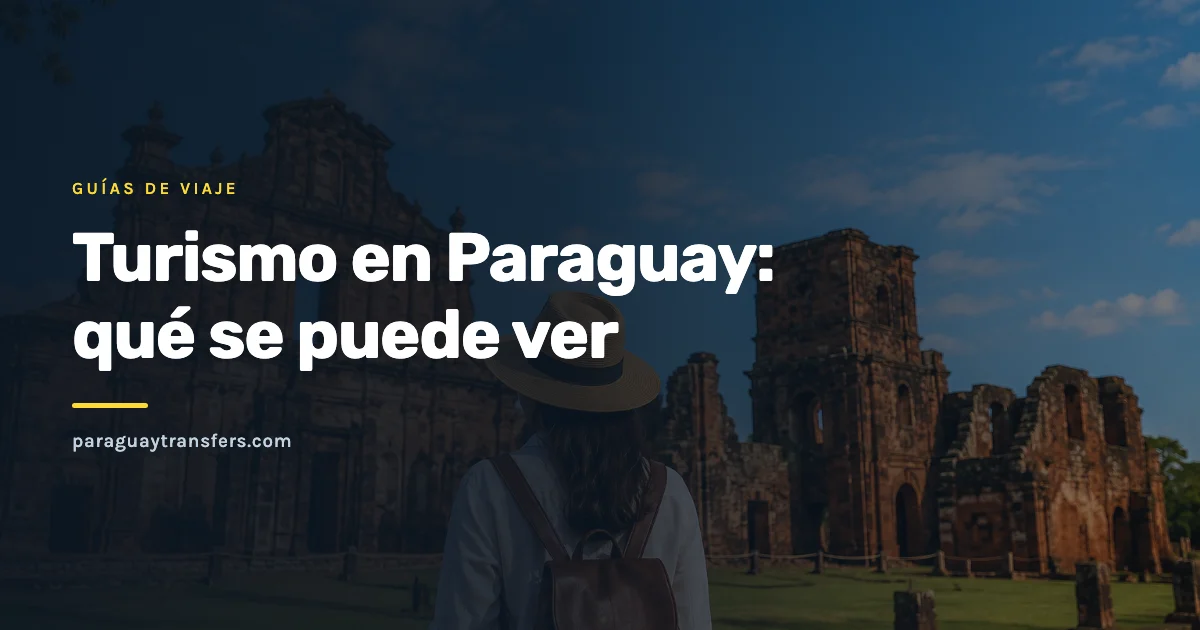 Ruinas jesuiticas cerca de Encarnacion, uno de los destinos que justifican el viaje a Paraguay